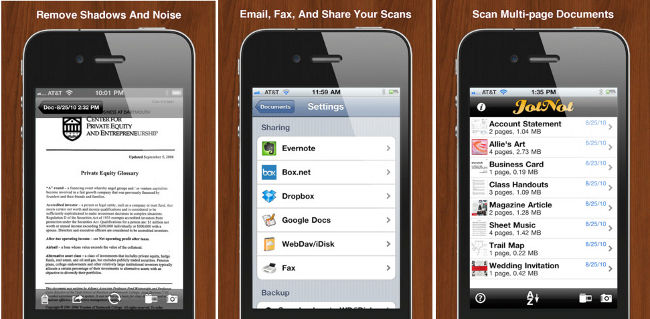 Seis aplicaciones para escanear documentos desde un móvil