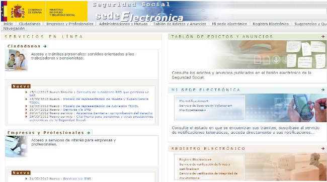 Las notificaciones de la Seguridad Social serán telemáticas a partir de 2013 de forma obligatoria