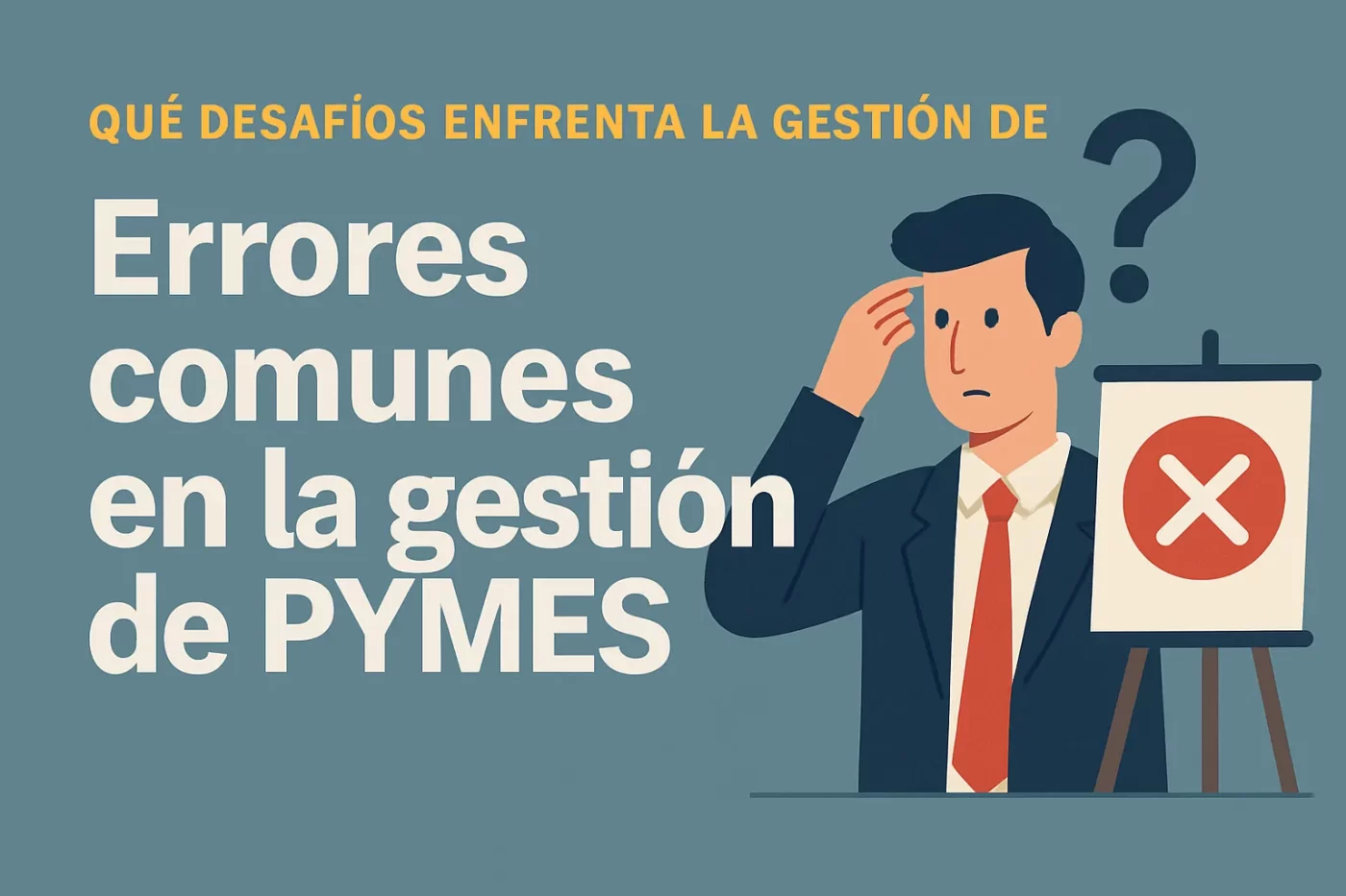 qué desafíos enfrenta la gestión de Errores comunes en la gestión de PYMES