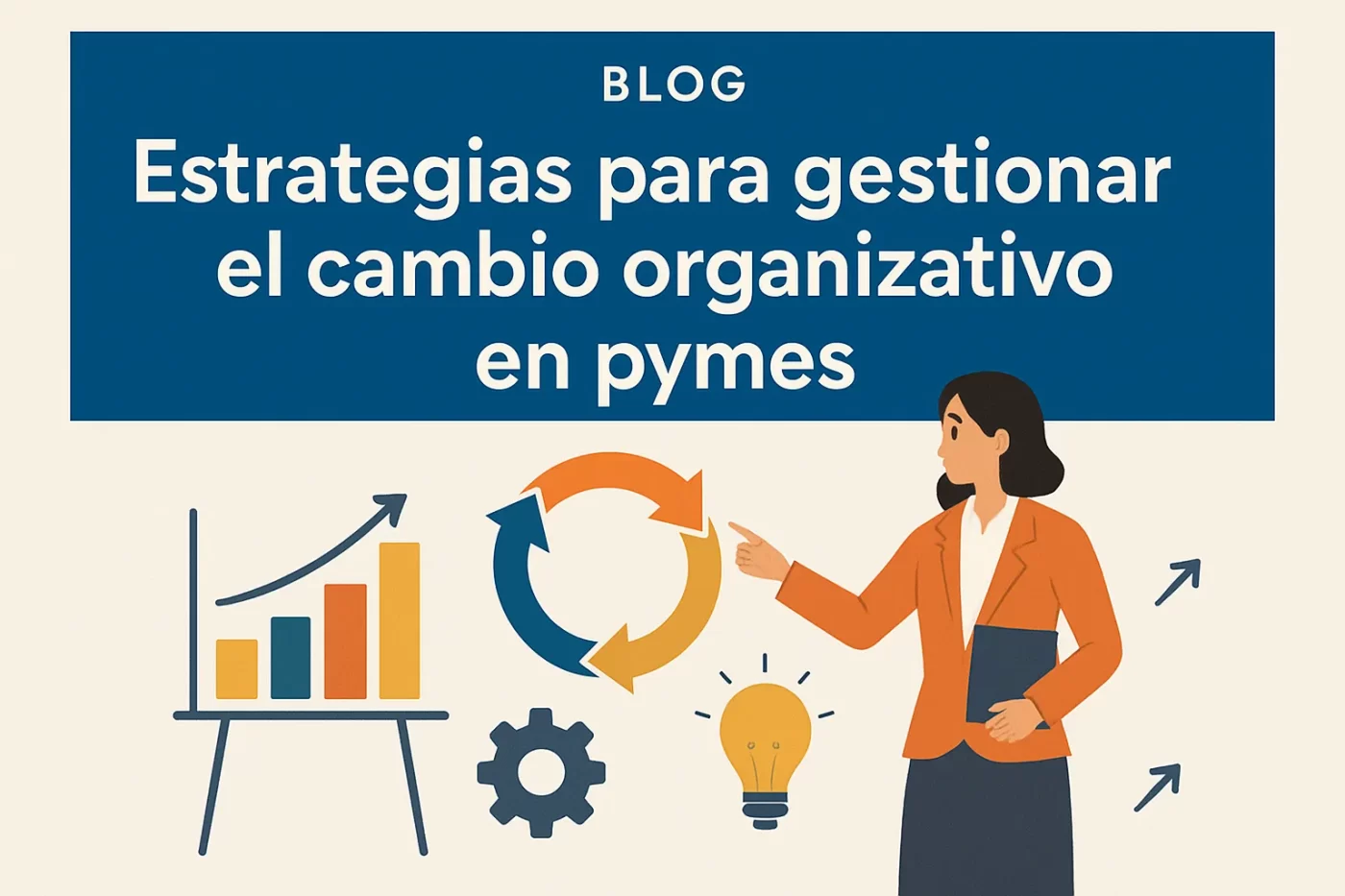 Estrategias para gestionar el cambio organizativo en pymes