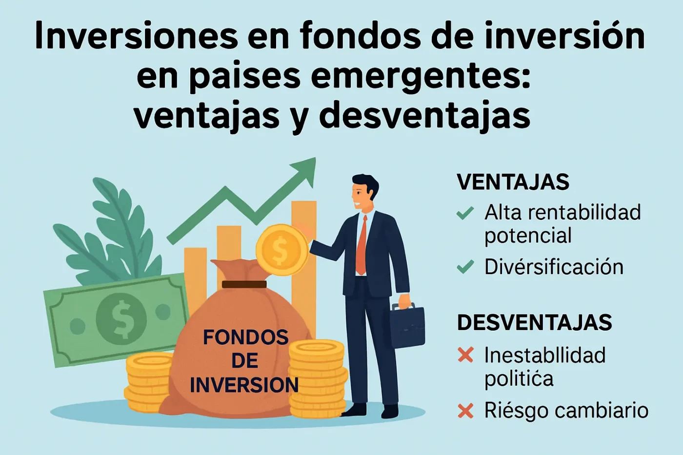 Inversiones en fondos de inversión en países emergentes: ventajas y desventajas