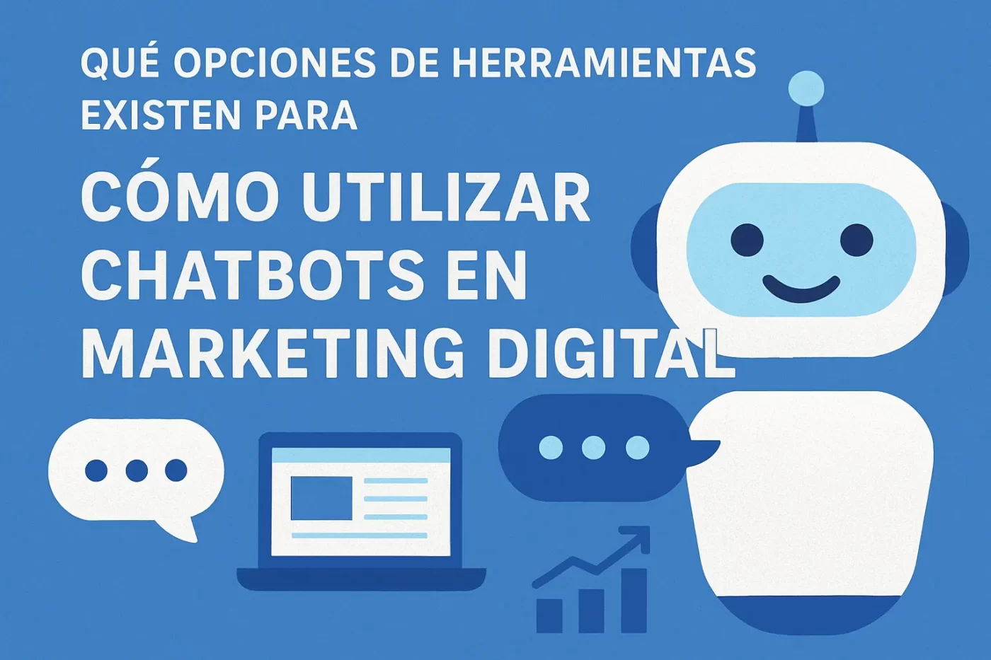 qué opciones de herramientas existen para Cómo utilizar chatbots en marketing digital