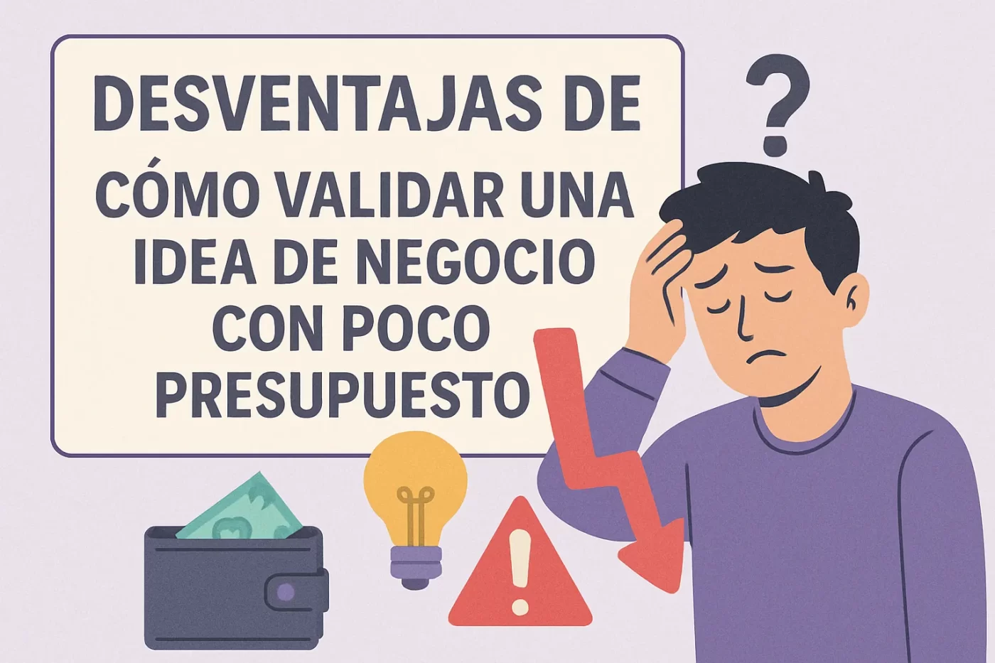 desventajas de Cómo validar una idea de negocio con poco presupuesto