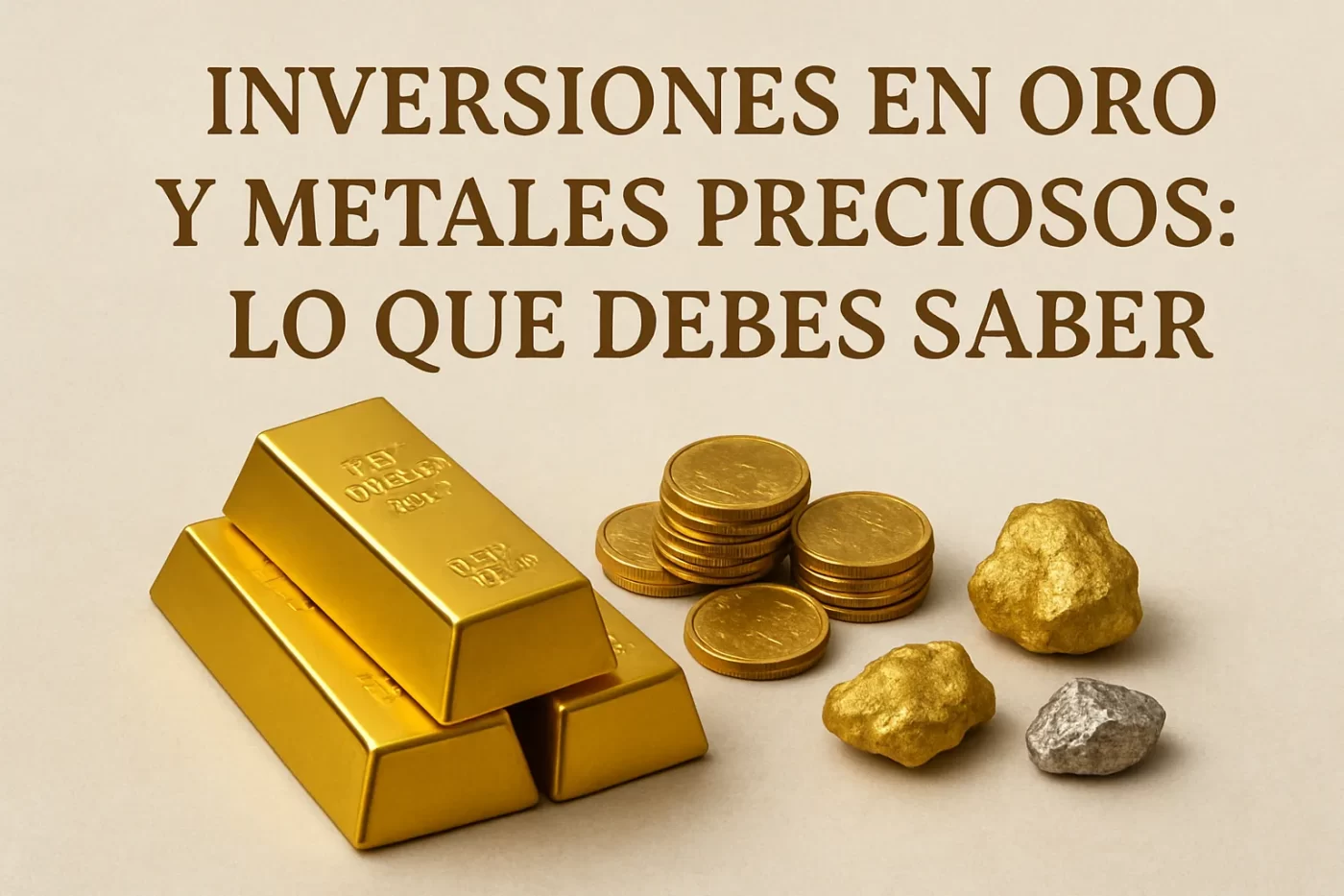 Inversiones en oro y metales preciosos: lo que debes saber