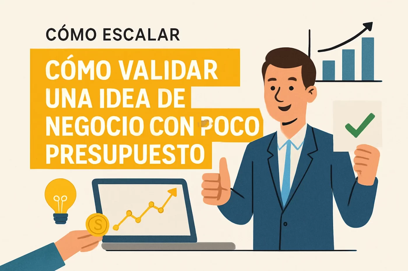 cómo escalar Cómo validar una idea de negocio con poco presupuesto