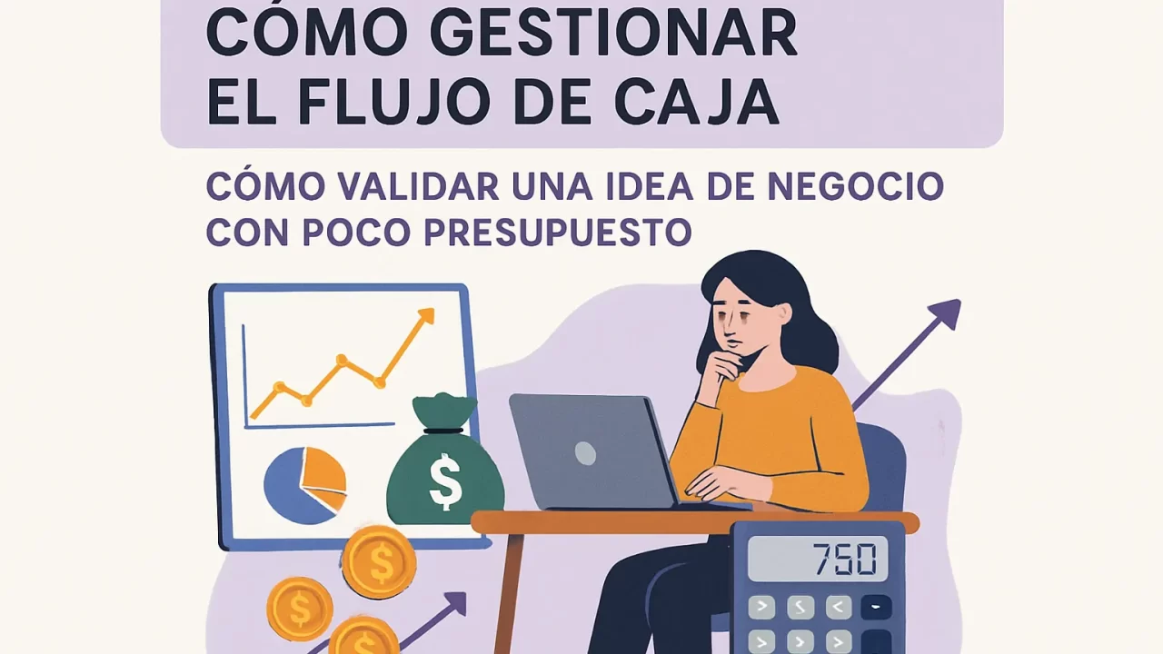 Cómo gestionar el flujo de caja para validar una idea de negocio con poco presupuesto