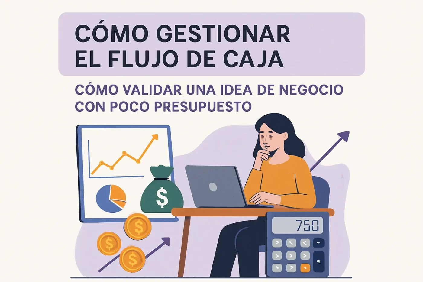 cómo gestionar el flujo de caja en Cómo validar una idea de negocio con poco presupuesto
