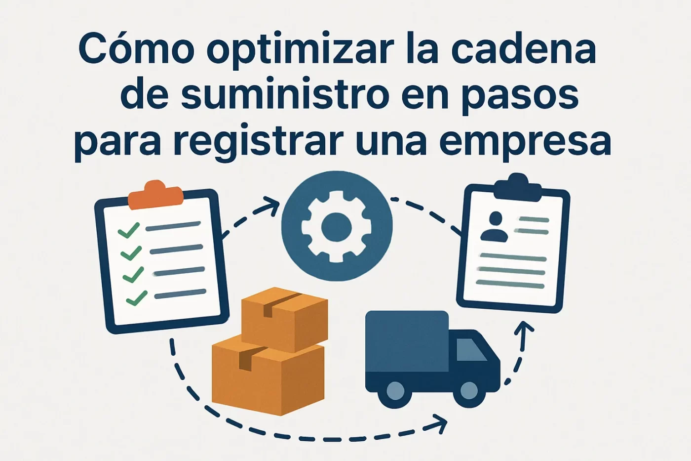 cómo optimizar la cadena de suministro en Pasos para registrar una empresa