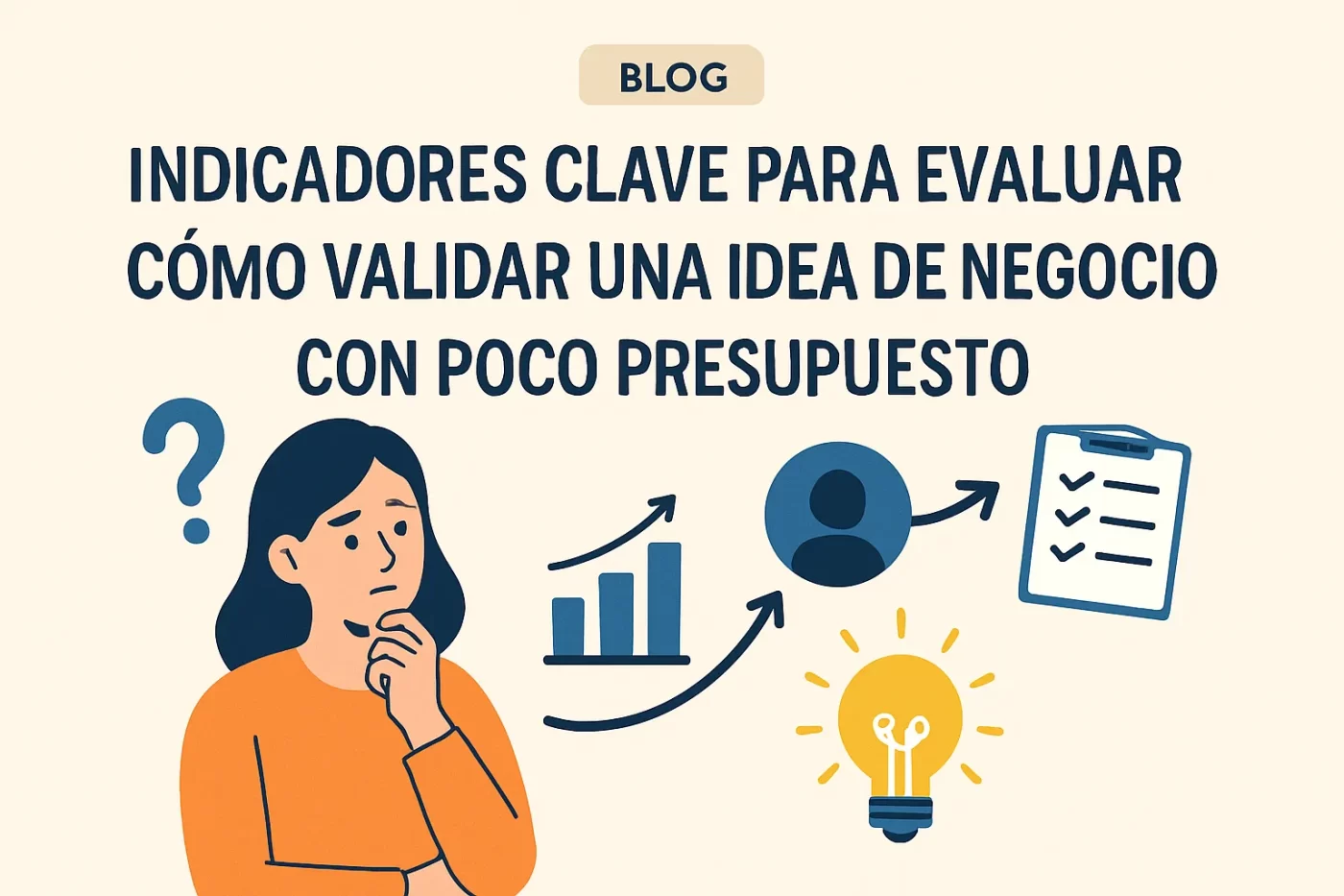 indicadores clave para evaluar Cómo validar una idea de negocio con poco presupuesto
