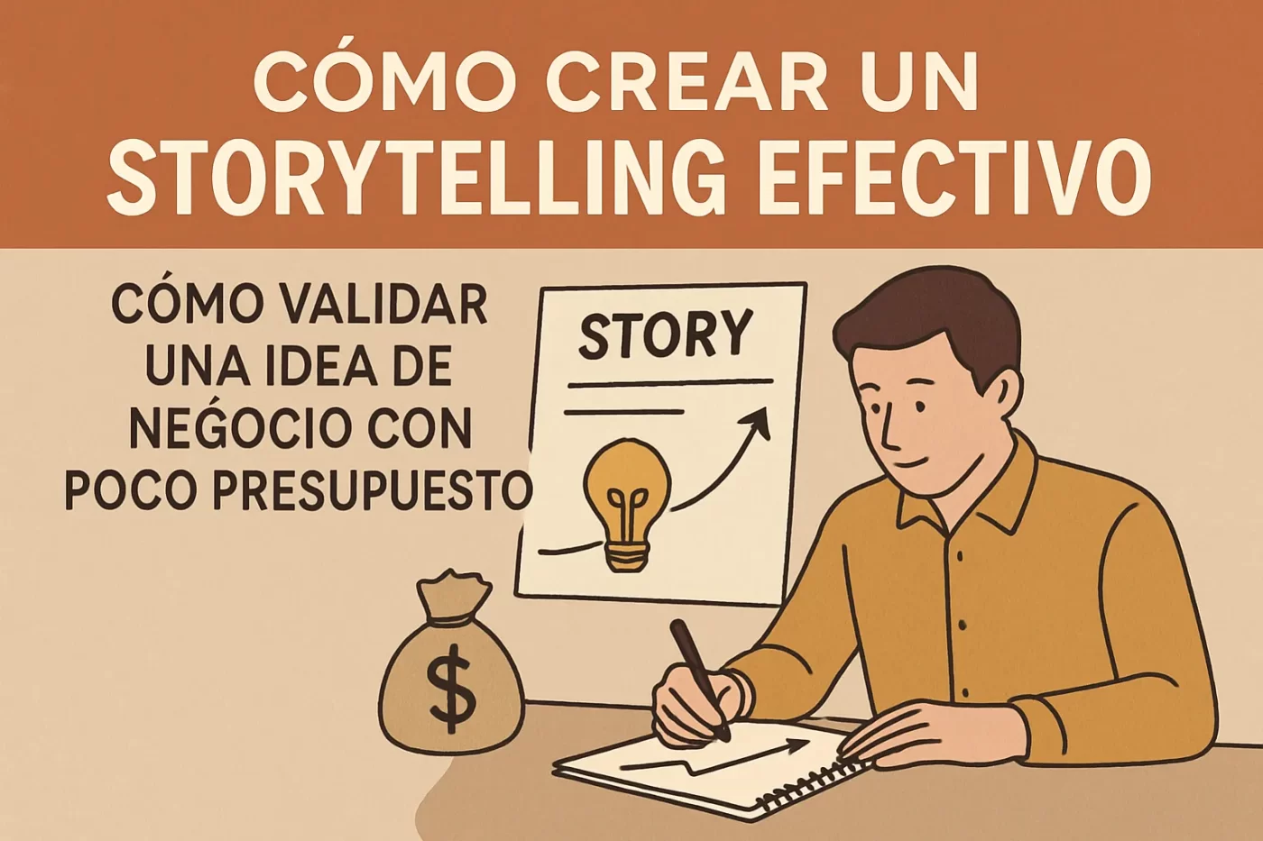 cómo crear un storytelling efectivo en Cómo validar una idea de negocio con poco presupuesto