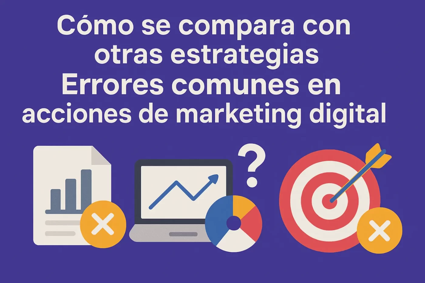 cómo se compara con otras estrategias Errores comunes en acciones de marketing digital
