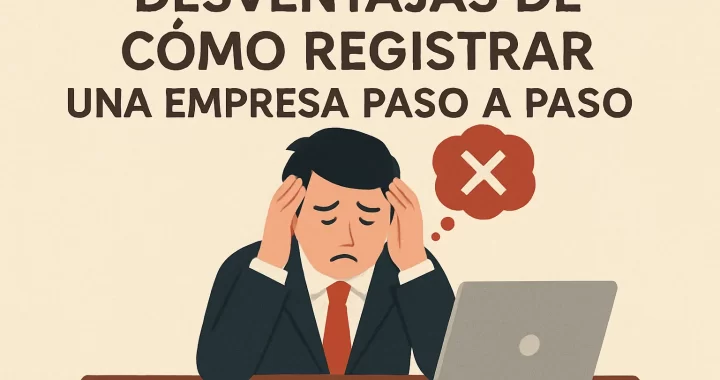 Desventajas de Cómo Registrar una Empresa Paso a Paso: Lo Que Debes Saber Antes de Empezar