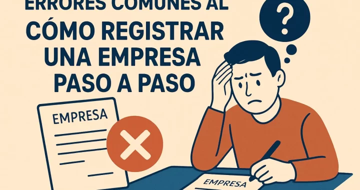 Errores comunes al registrar una empresa paso a paso: guía completa para evitar fallos