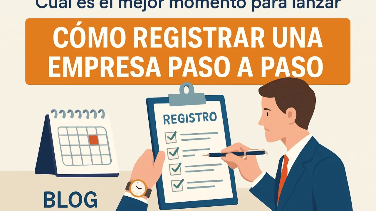 ¿Cuál es el mejor momento para lanzar tu negocio? Guía paso a paso para registrar una empresa exitosamente
