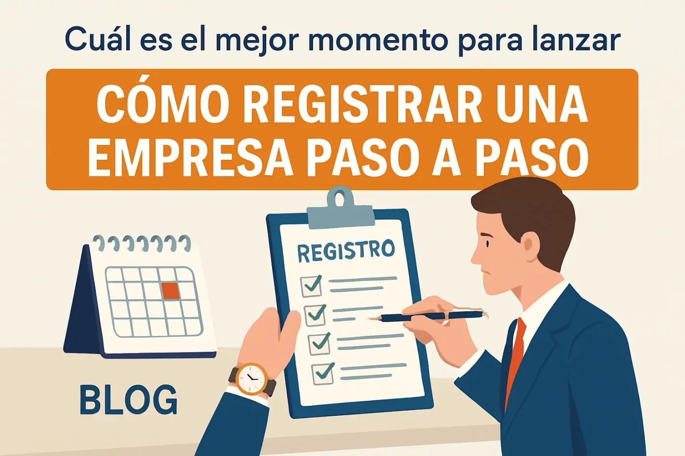 cuál es el mejor momento para lanzar Cómo registrar una empresa paso a paso