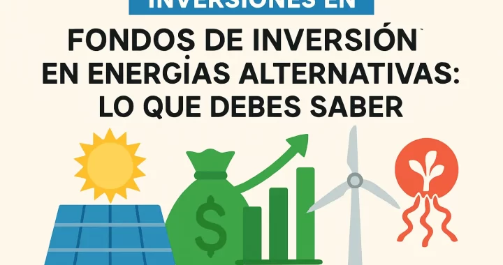 Inversiones en Fondos de Inversión en Energías Alternativas: Lo Que Debes Saber