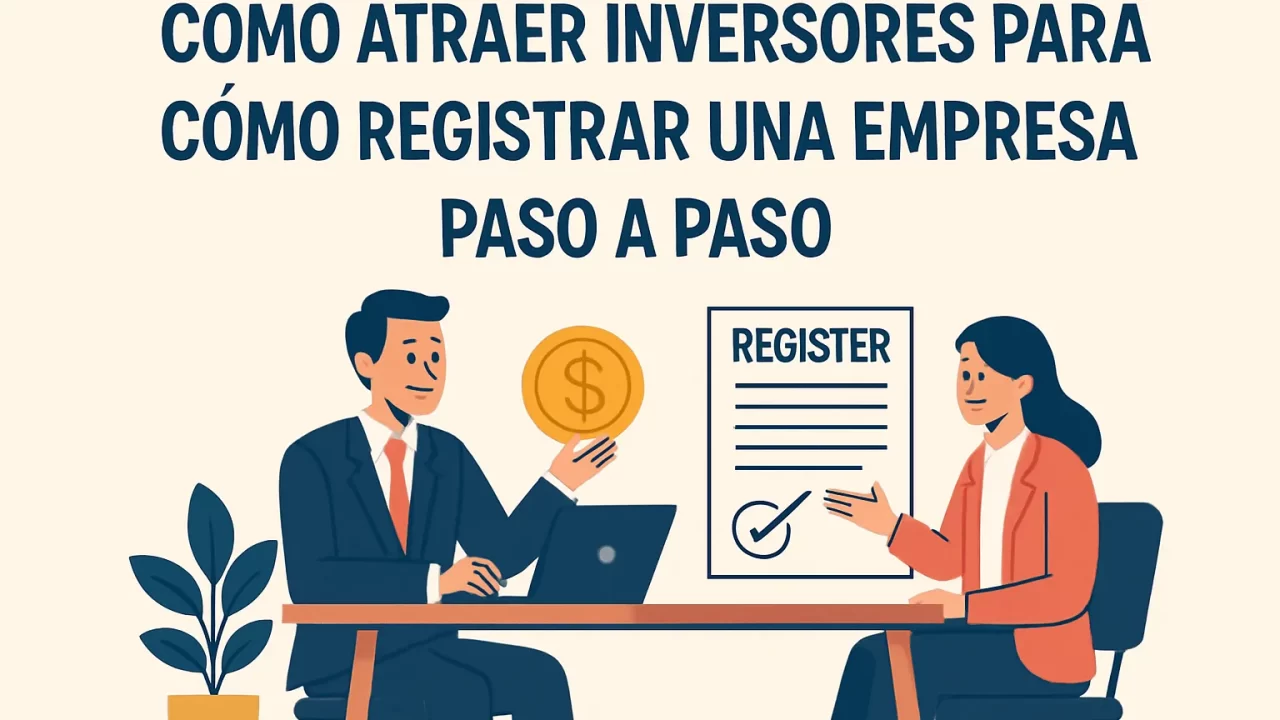 Cómo atraer inversores para tu empresa: guía paso a paso para registrar tu negocio exitosamente