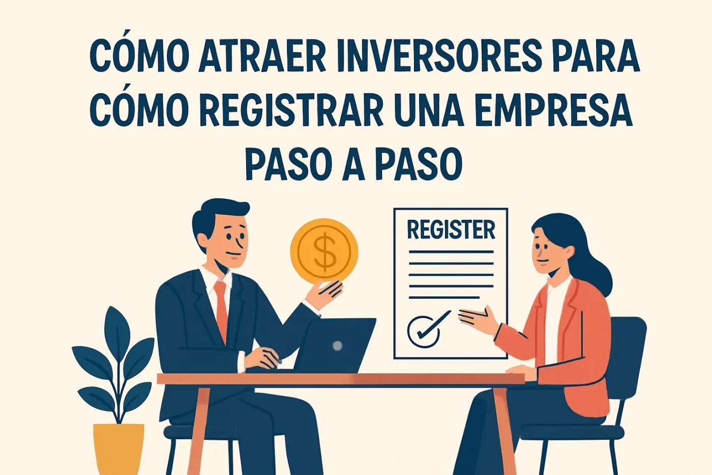 cómo atraer inversores para Cómo registrar una empresa paso a paso