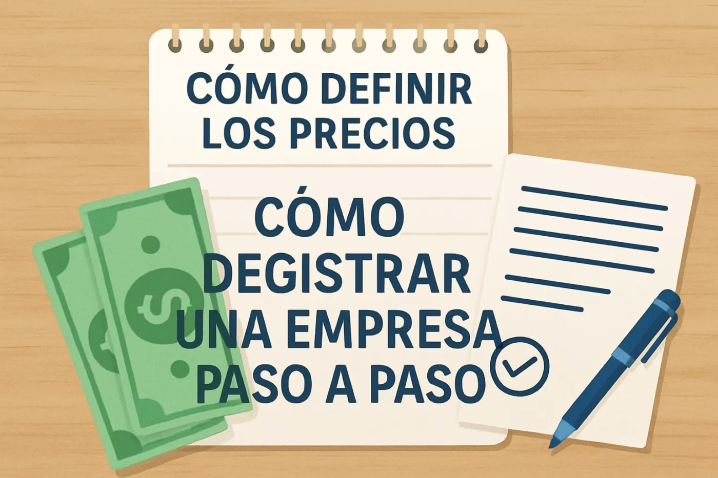 cómo definir los precios de Cómo registrar una empresa paso a paso