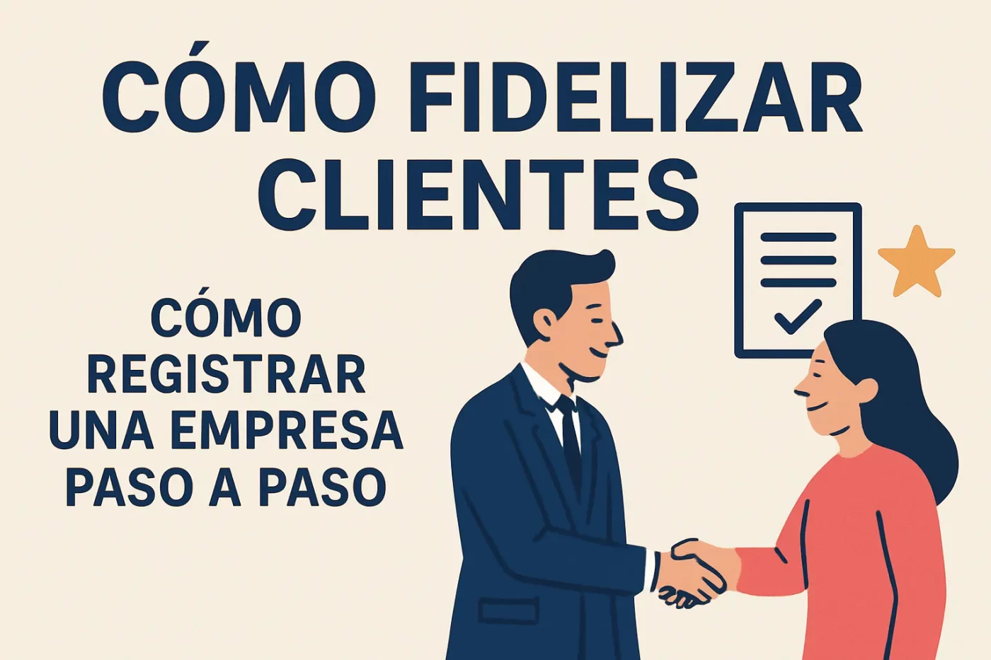 cómo fidelizar clientes en Cómo registrar una empresa paso a paso