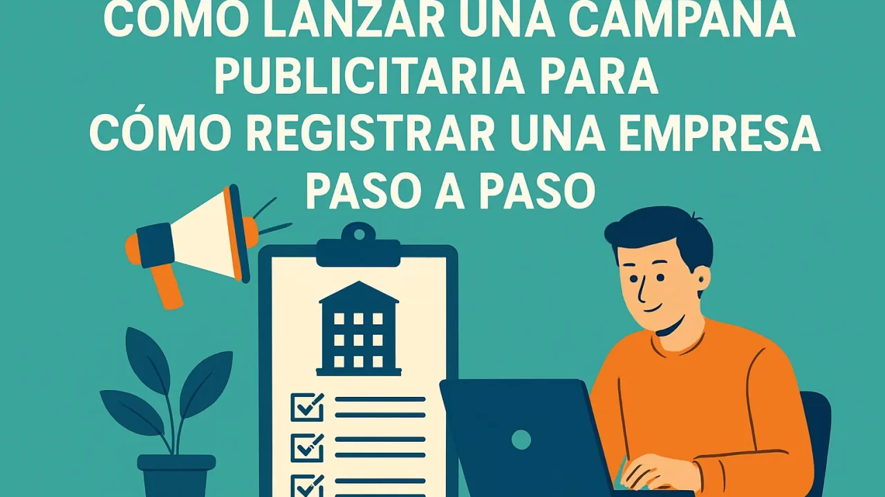 Cómo lanzar una campaña publicitaria efectiva para registrar una empresa paso a paso