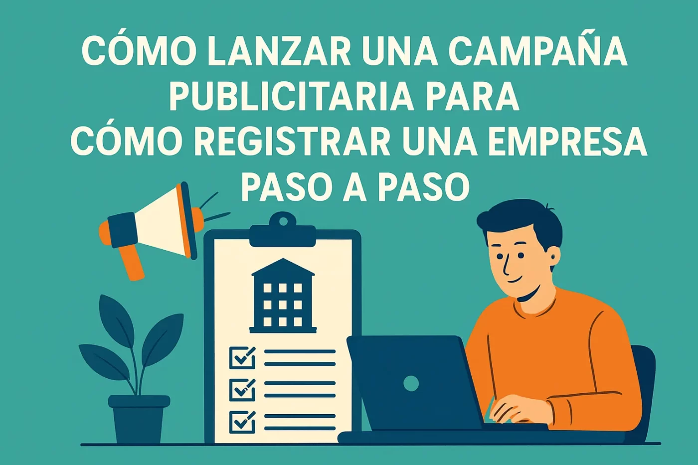 cómo lanzar una campaña publicitaria para Cómo registrar una empresa paso a paso
