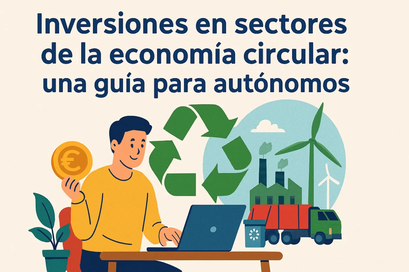 Inversiones en sectores de la economía circular: una guía para autónomos