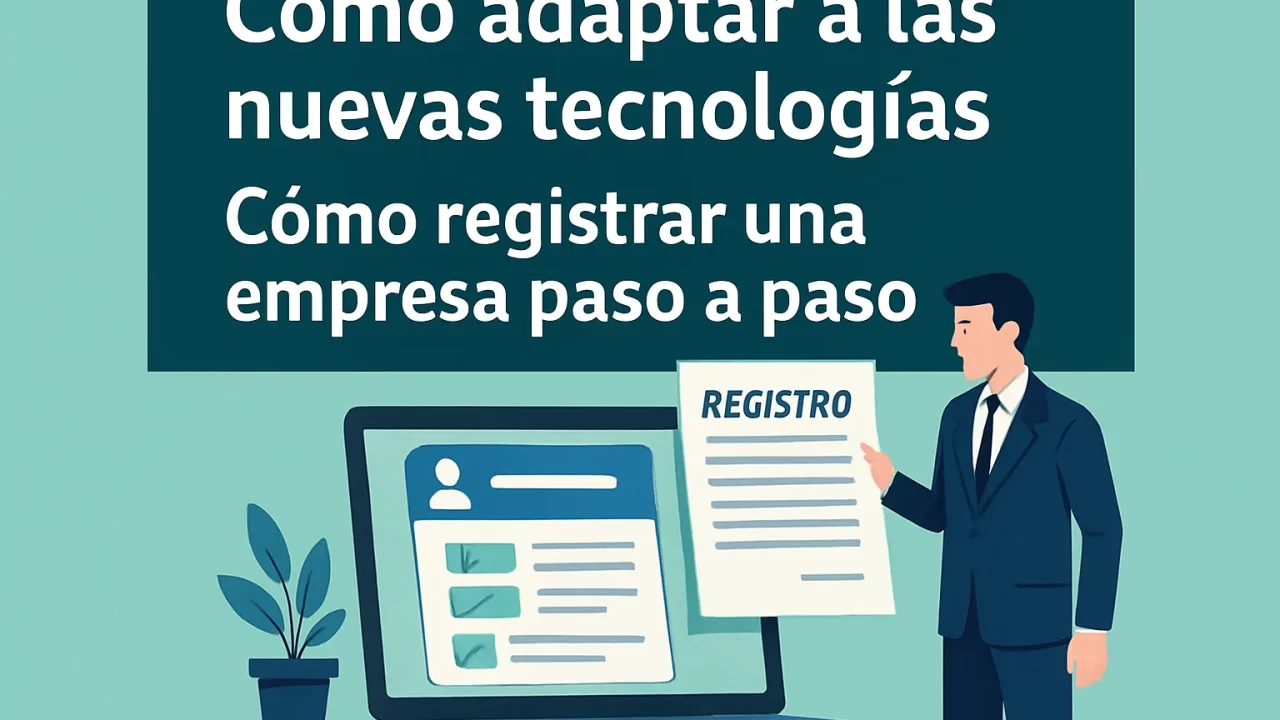 Cómo adaptar a las nuevas tecnologías y registrar una empresa paso a paso: guía completa 2024