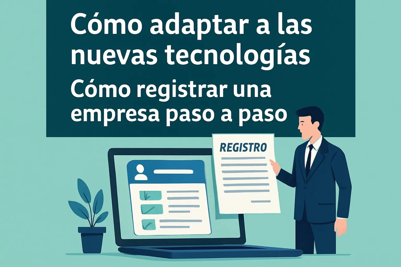 cómo adaptar a las nuevas tecnologías Cómo registrar una empresa paso a paso