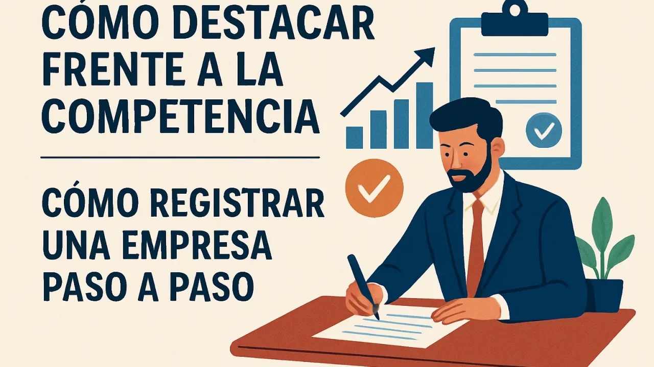 Cómo destacar frente a la competencia: guía paso a paso para registrar una empresa exitosamente