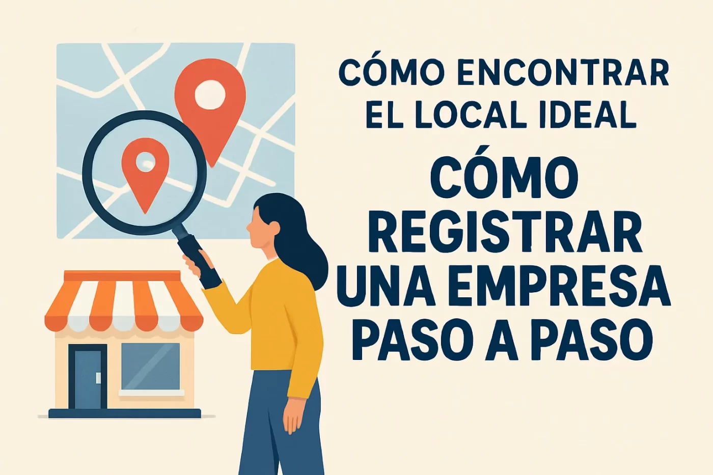 cómo encontrar el local ideal para Cómo registrar una empresa paso a paso