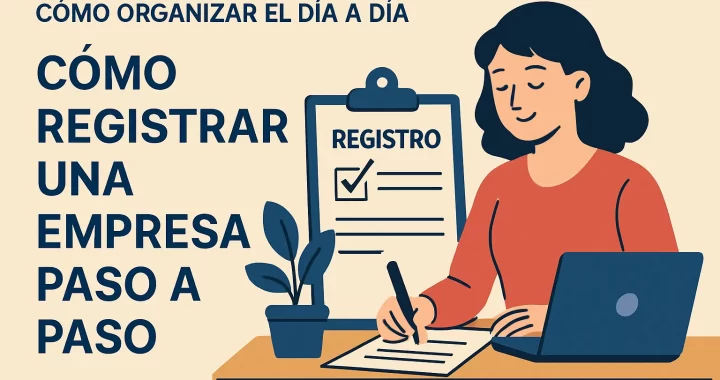 Cómo organizar el día a día para registrar una empresa paso a paso fácilmente