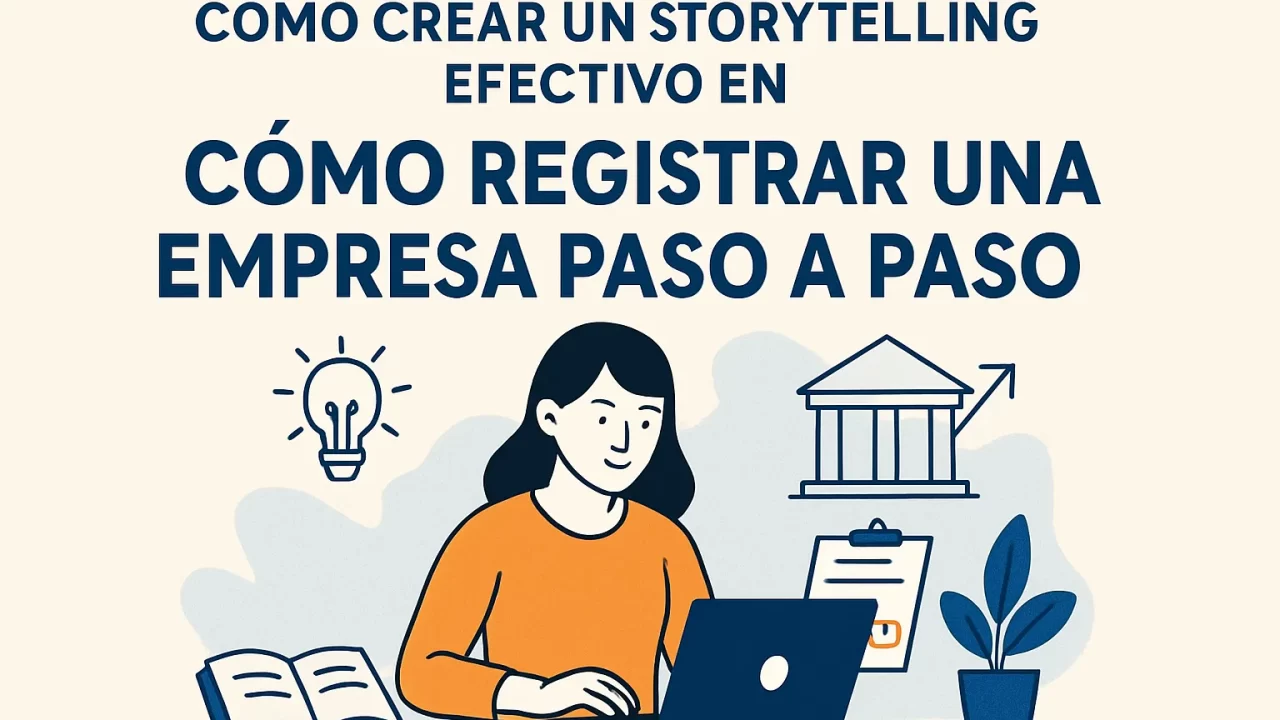 Cómo crear un storytelling efectivo para registrar una empresa paso a paso