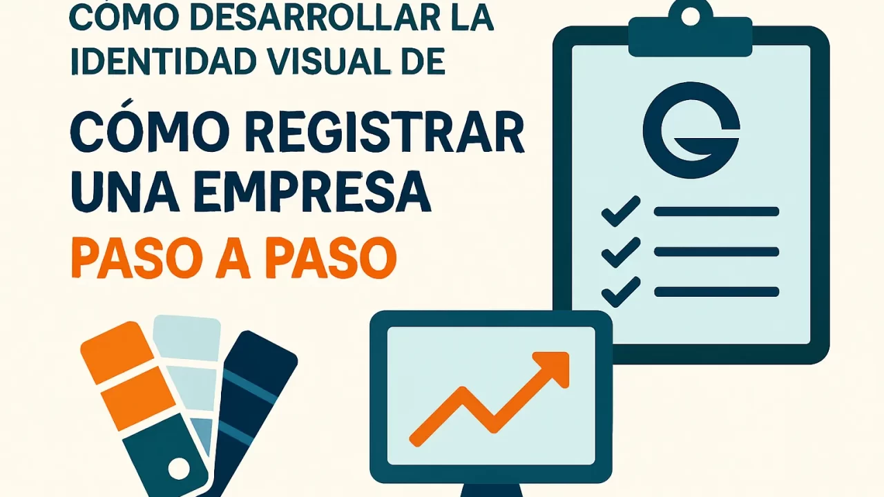 Cómo desarrollar la identidad visual de tu empresa: guía paso a paso para registrar tu negocio exitosamente
