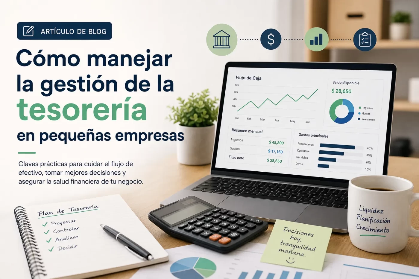 Como-manejar-la-gestion-de-la-tesoreria-en-pequenas-empresas | PymesAutonomos.com Cómo manejar la gestión de la tesorería en pequeñas empresas | PymesAutonomos.com