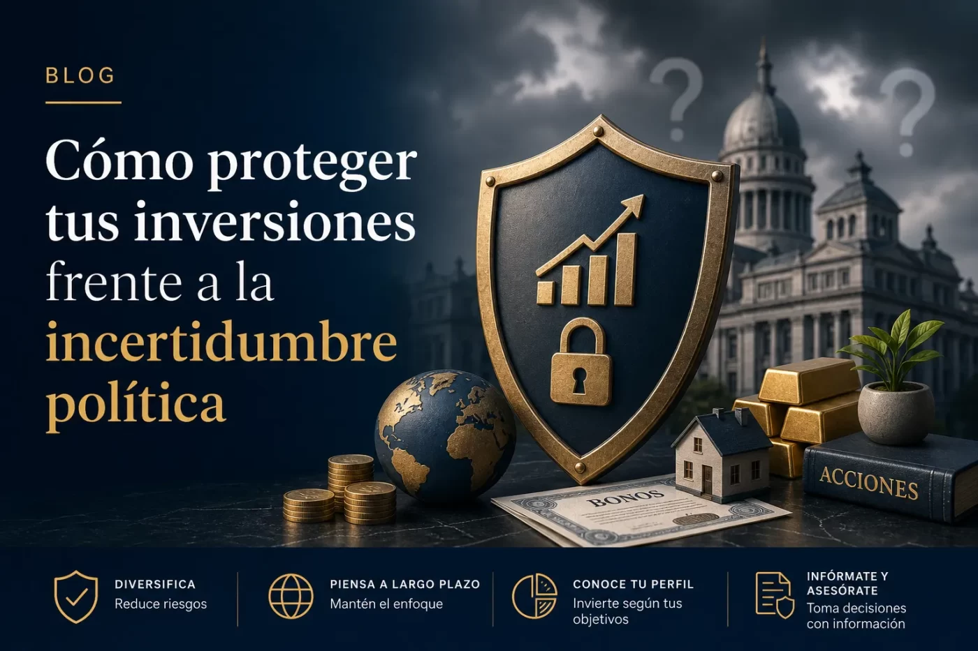 Cómo proteger tus inversiones frente a la incertidumbre política | PymesAutonomos.com