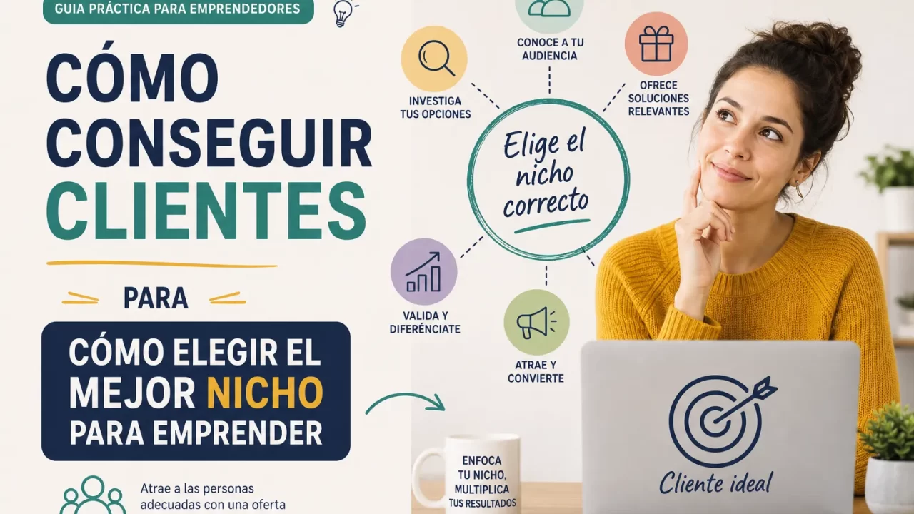Cómo conseguir clientes para Cómo elegir el mejor nicho para emprender: estrategias efectivas