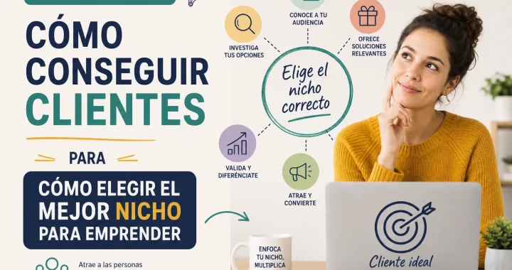 Cómo conseguir clientes para Cómo elegir el mejor nicho para emprender: estrategias efectivas