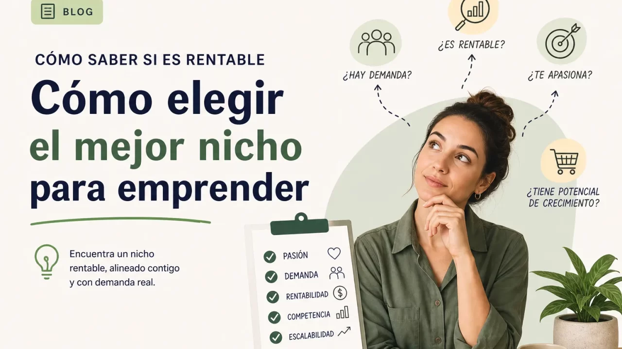 Cómo saber si es rentable y elegir el mejor nicho para emprender: guía práctica