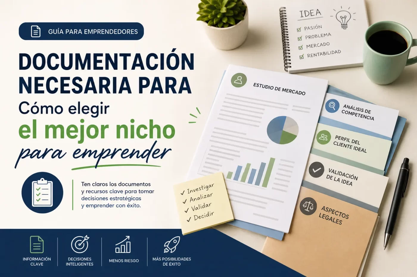 documentación necesaria para Cómo elegir el mejor nicho para emprender | PymesAutonomos.com