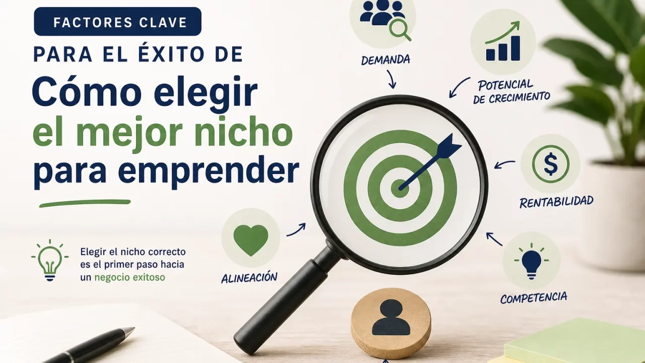 Factores clave para el éxito: Cómo elegir el mejor nicho para emprender