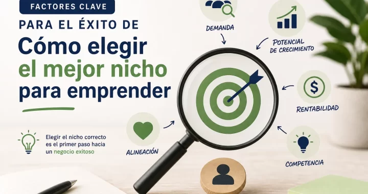 Factores clave para el éxito: Cómo elegir el mejor nicho para emprender