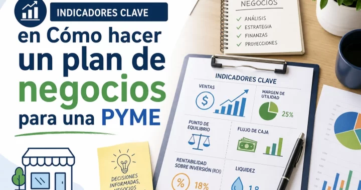 Indicadores clave en cómo hacer un plan de negocios para una PYME: métricas esenciales