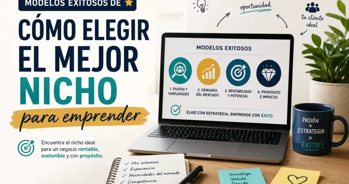Modelos exitosos de cómo elegir el mejor nicho para emprender: guía práctica