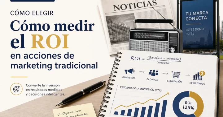 Cómo elegir y medir el ROI en acciones de marketing tradicional: guía práctica