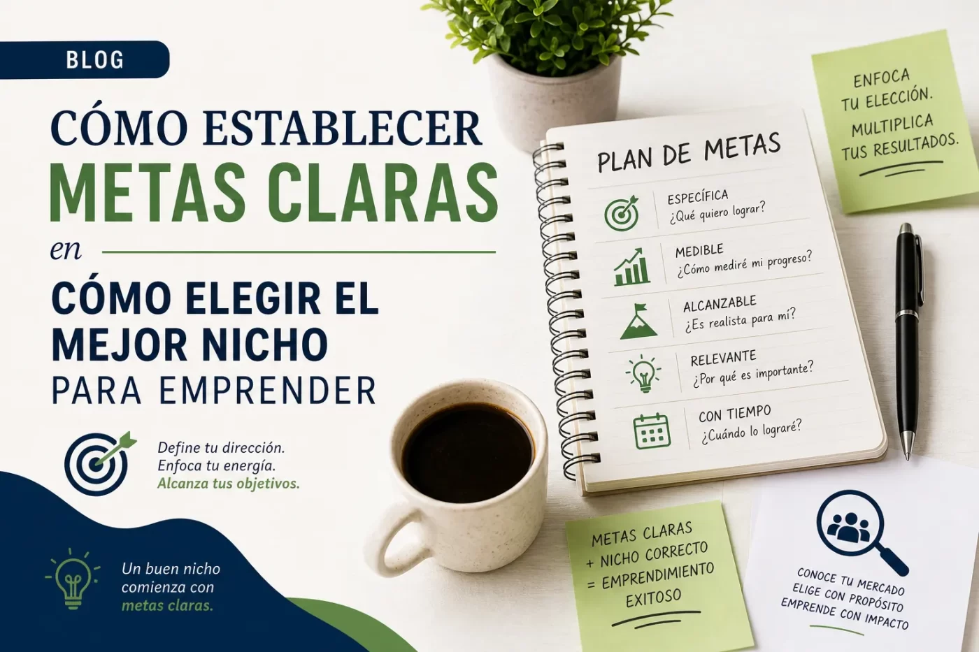 como-establecer-metas-claras-en-Como-elegir-el-mejor-nicho-para-emprender | PymesAutonomos.com cómo establecer metas claras en Cómo elegir el mejor nicho para emprender | PymesAutonomos.com