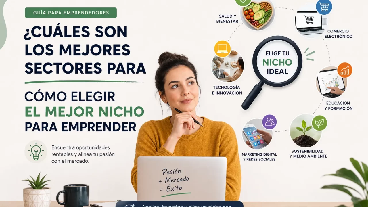 Cómo elegir el mejor nicho para emprender: cuáles son los mejores sectores