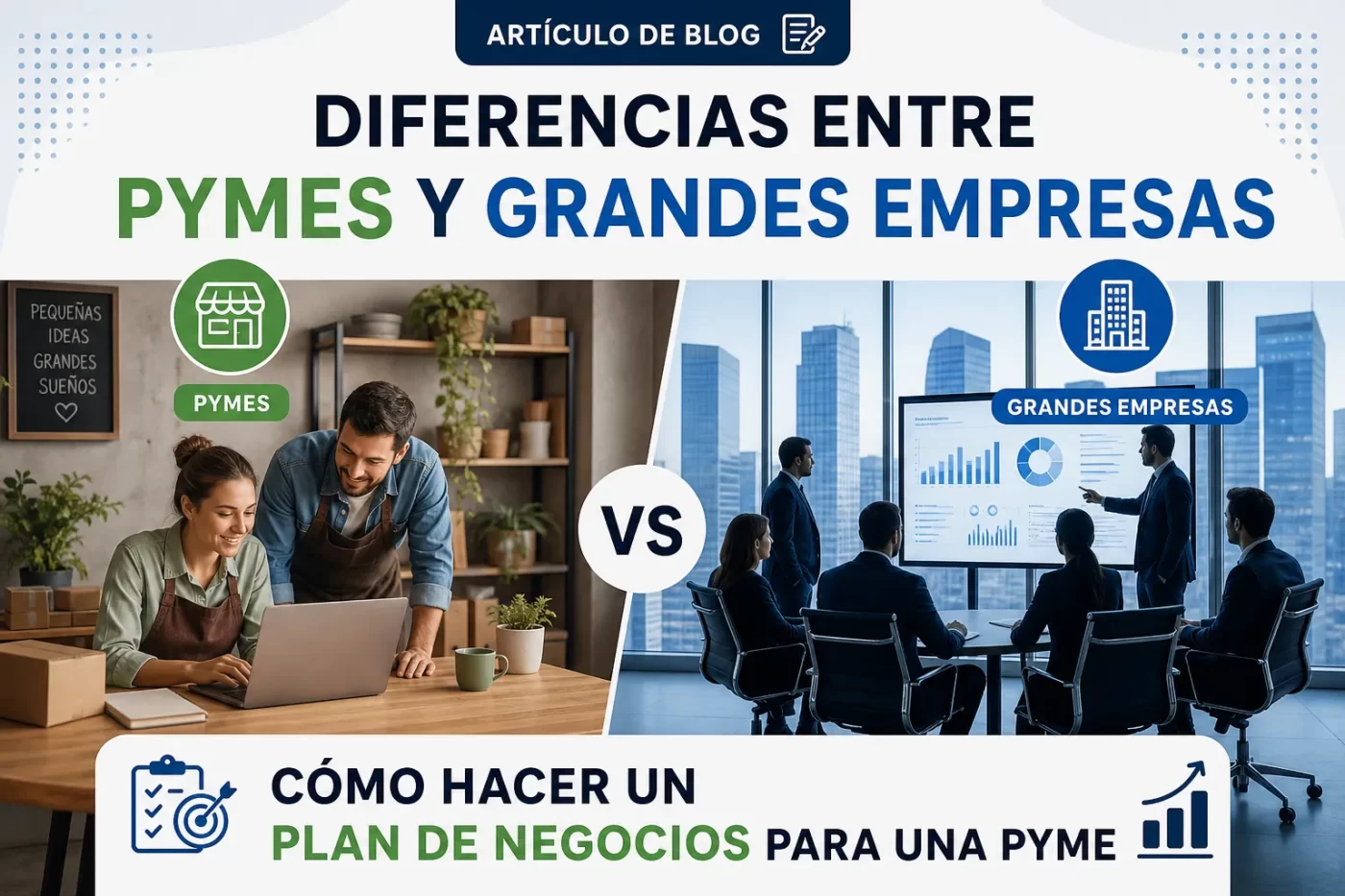 diferencias entre PYMES y grandes empresas Cómo hacer un plan de negocios para una PYME | PymesAutonomos.com